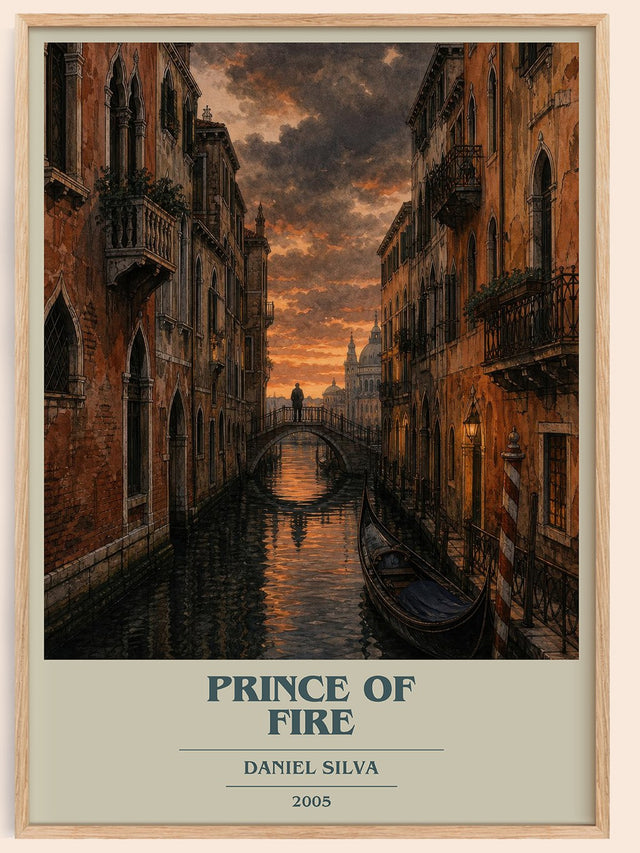 Prince of Fire Book Cover Poster by Daniel Silva