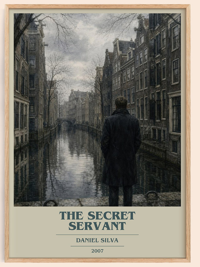 The Secret Servant Book Cover Poster by Daniel Silva