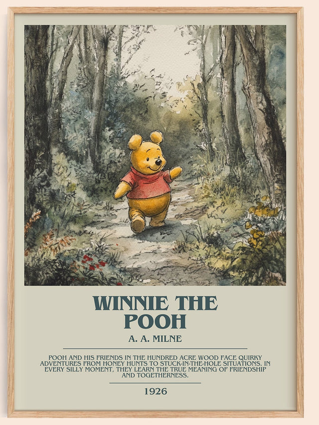 Winnie the Pooh Bookish Wall Art by A. A. Milne