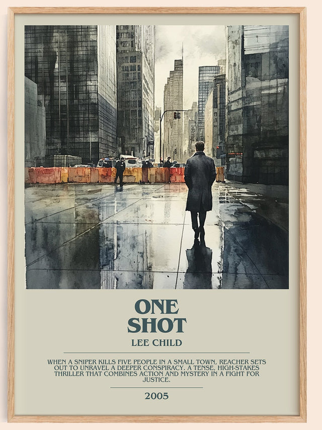 One Shot Bookish Wall Art by Lee Child