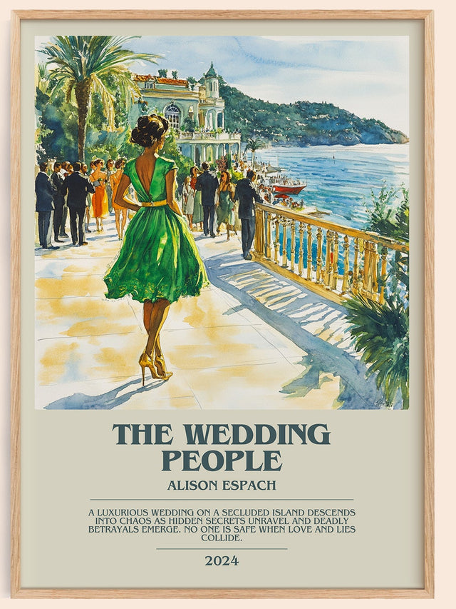 The Wedding People Bookish Wall Art by Alison Espach