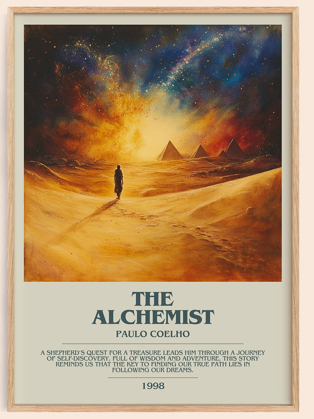 The Alchemist Bookish Wall Art by Paulo Coelho