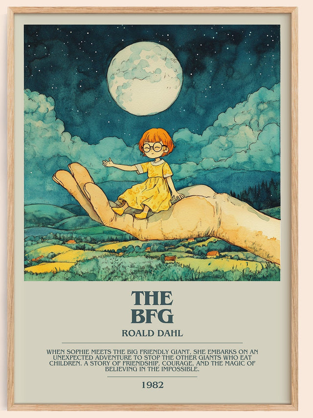 The BFG Bookish Wall Art by Roald Dahl