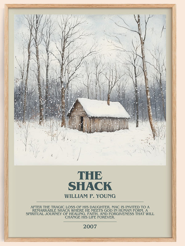The Shack bookish book poster by William P. Young – framed literary art print