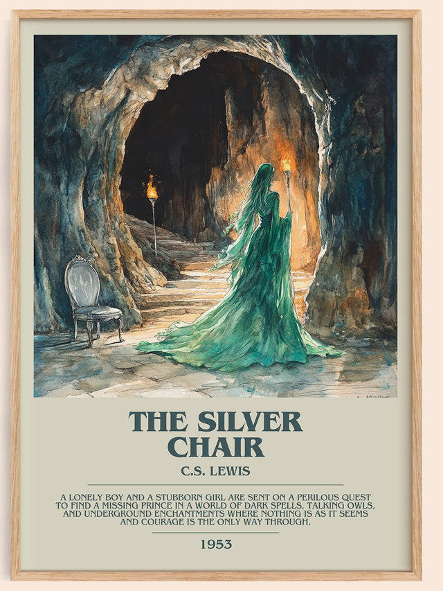 The Silver Chair Bookish Wall Art by C. S. Lewis