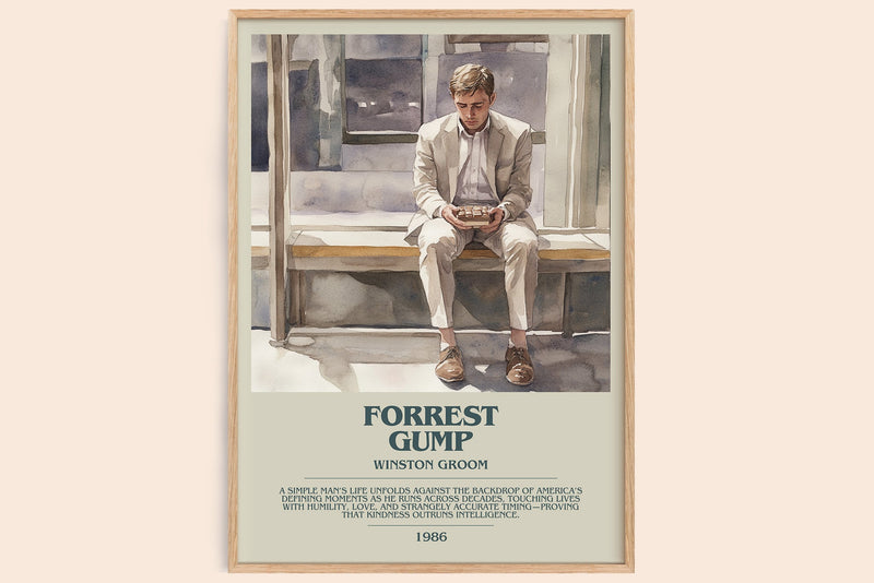Forrest Gump Bookish Wall Art by Winston Groom