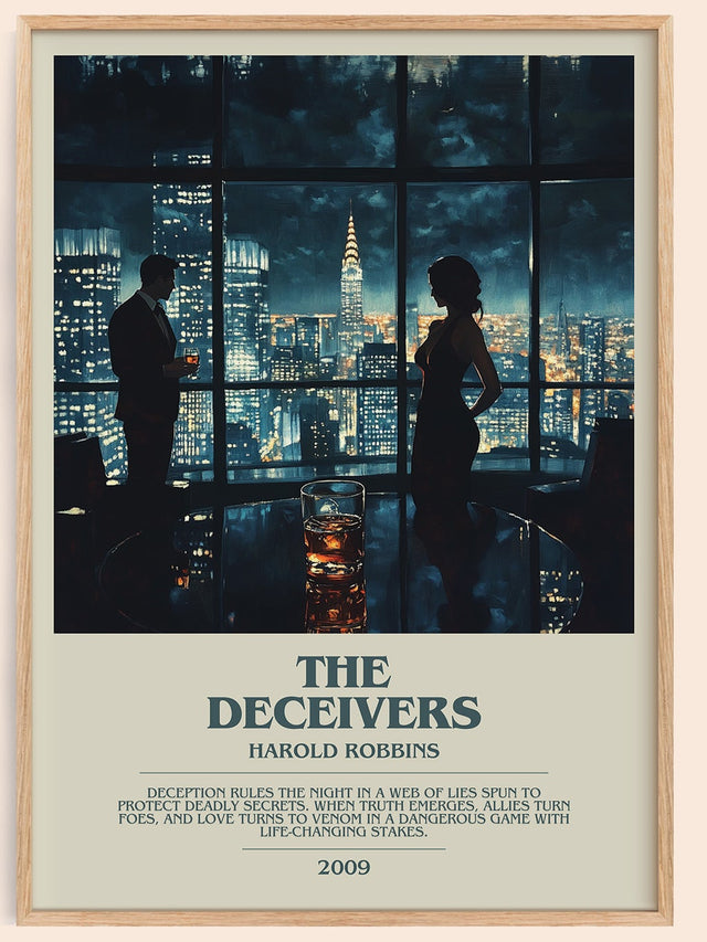 The Deceivers Bookish Wall Art by Harold Robbins