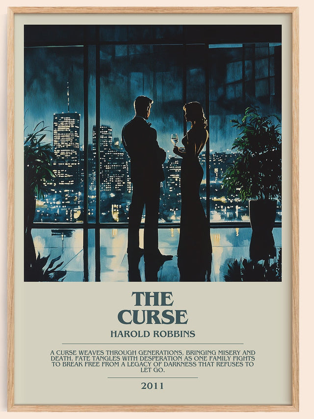 The Curse Bookish Wall Art by Harold Robbins