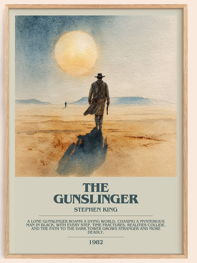 The Gunslinger Bookish Wall Art by Stephen King