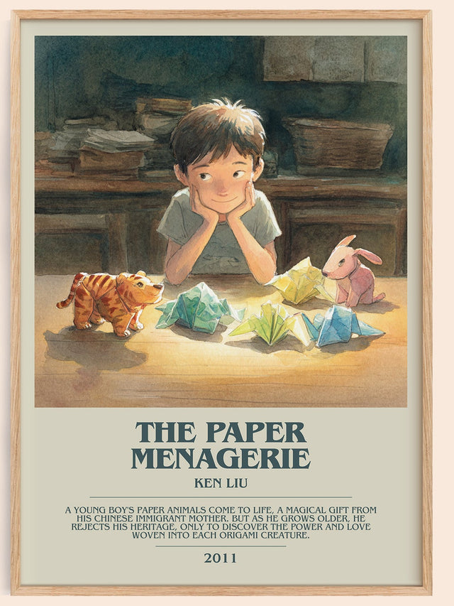 The Paper Menagerie Bookish Wall Art by Ken Liu