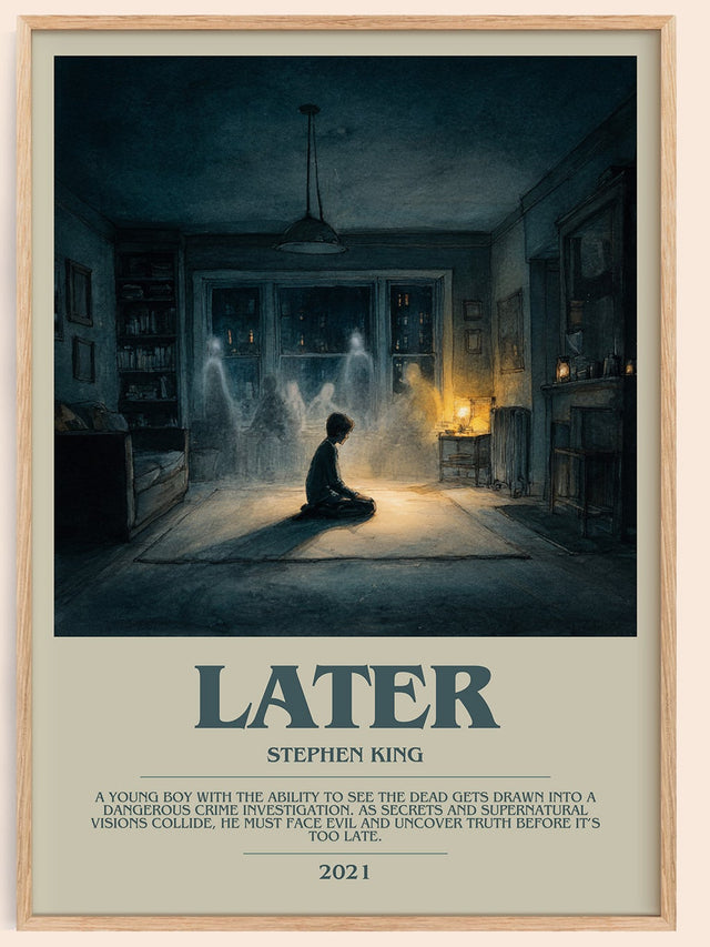 Later Bookish Wall Art by Stephen King