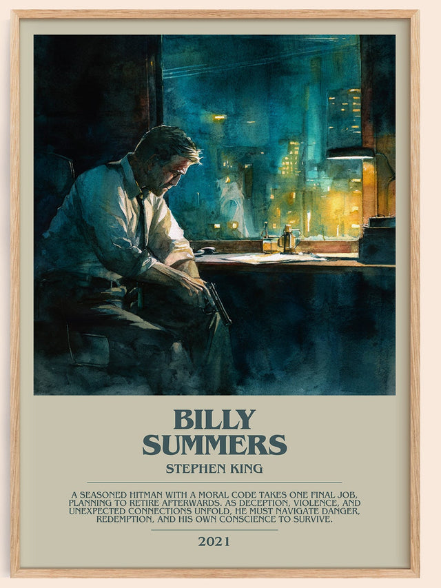 Billy Summers Bookish Wall Art by Stephen King