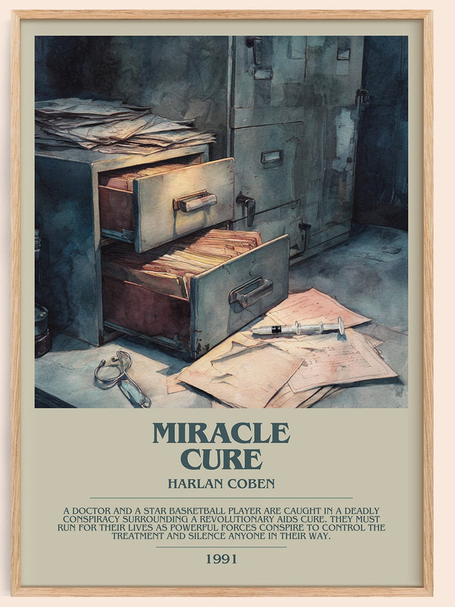 Miracle Cure Bookish Wall Art by Harlan Coben