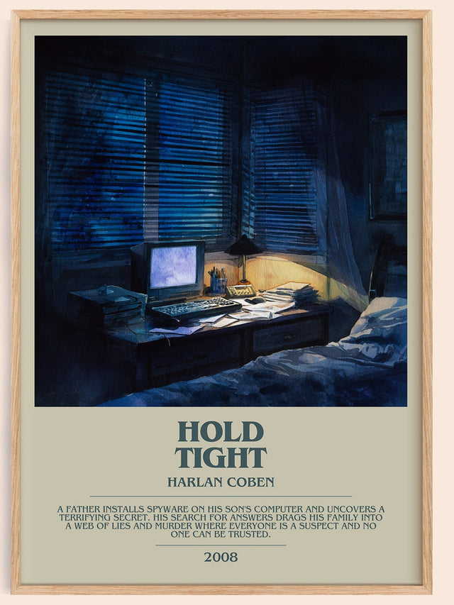 Hold Tight Bookish Wall Art by Harlan Coben