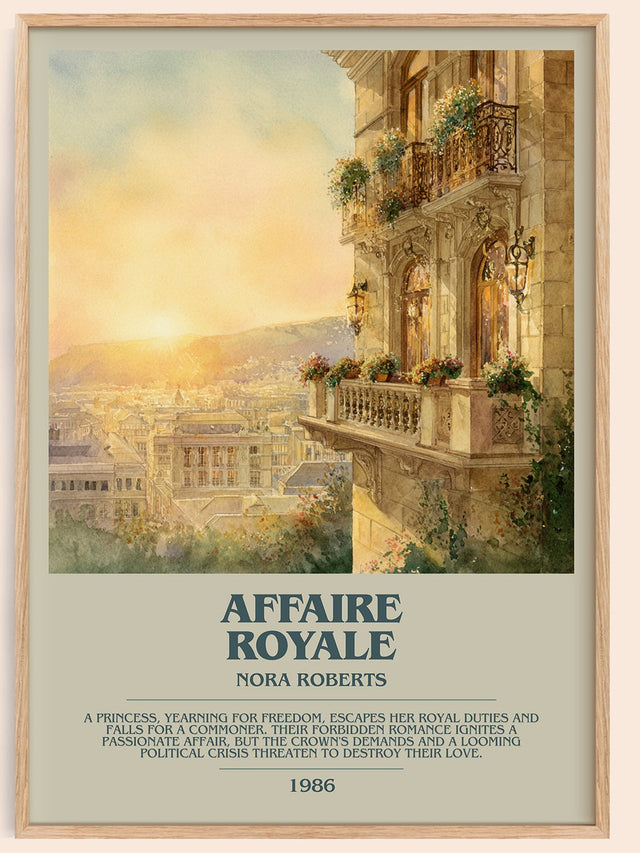 Affaire Royale Bookish Wall Art by Nora Roberts