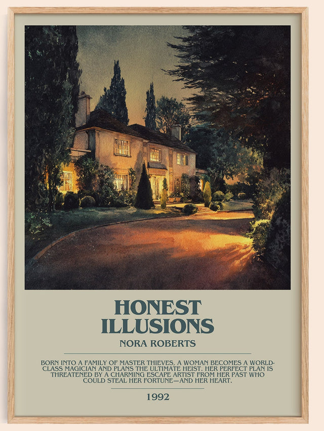Honest Illusions Bookish Wall Art by Nora Roberts