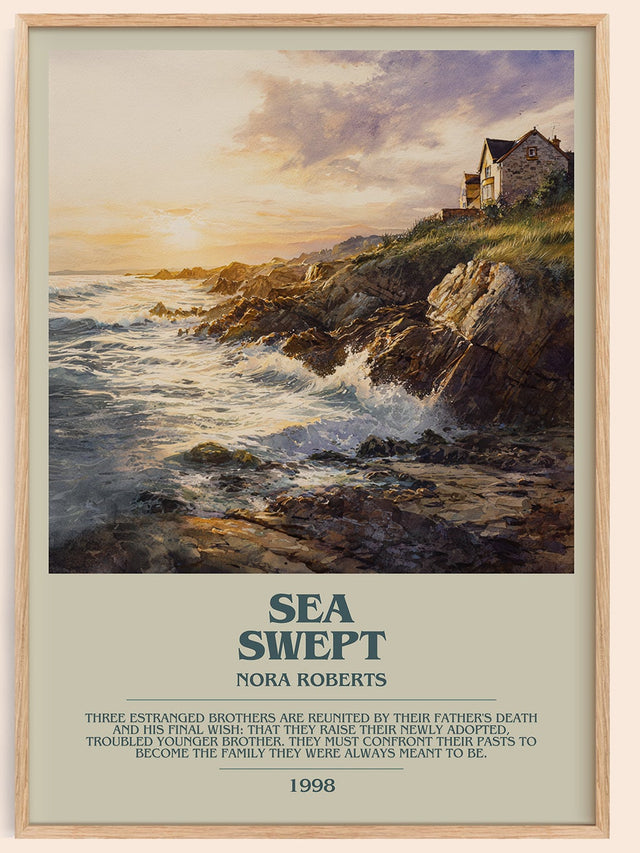 Sea Swept Bookish Wall Art by Nora Roberts