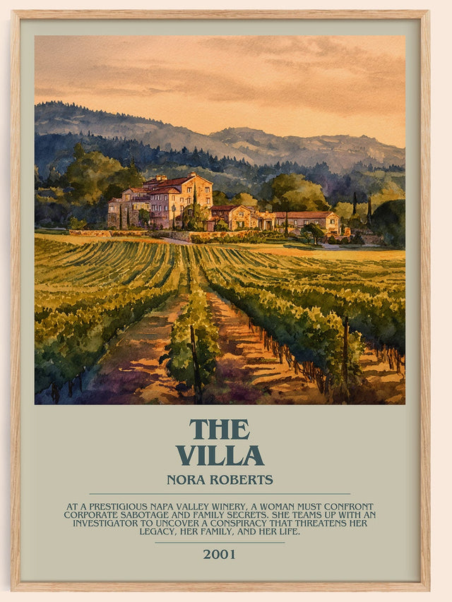 The Villa Bookish Wall Art by Nora Roberts