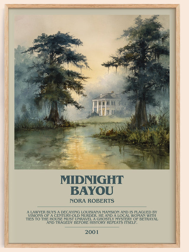 Midnight Bayou Bookish Wall Art by Nora Roberts