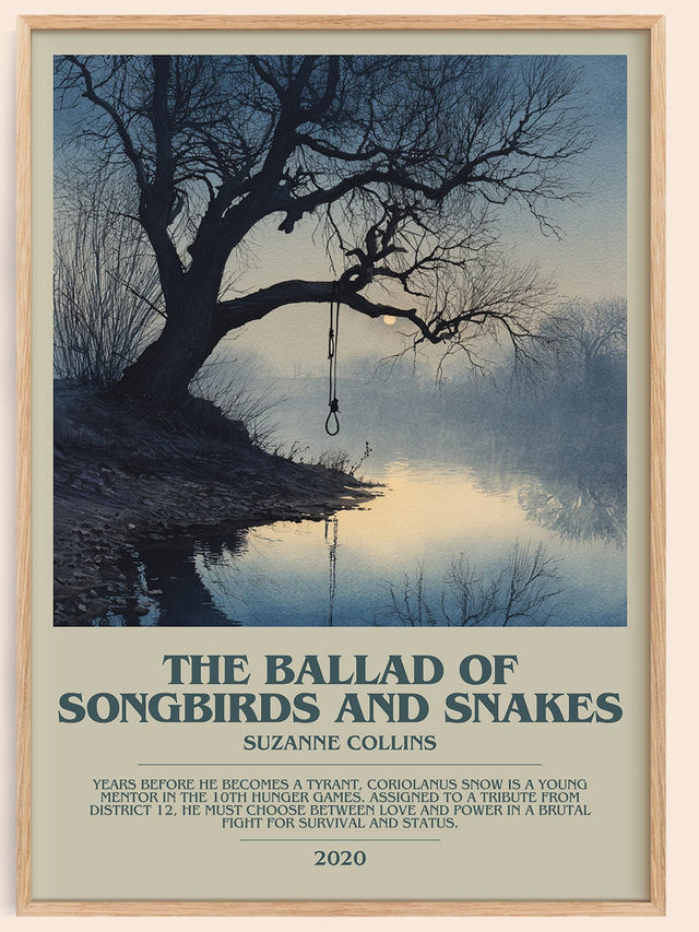 The Ballad of Songbirds and Snakes Bookish Wall Art by Suzanne Collins