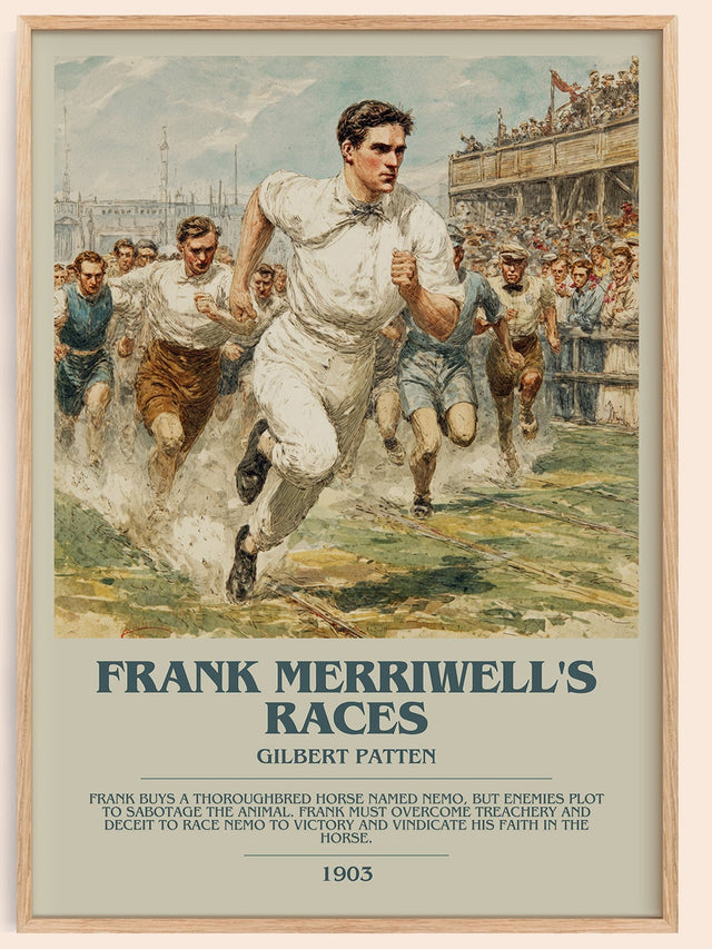 Frank Merriwell's Races Bookish Wall Art by Gilbert Patten