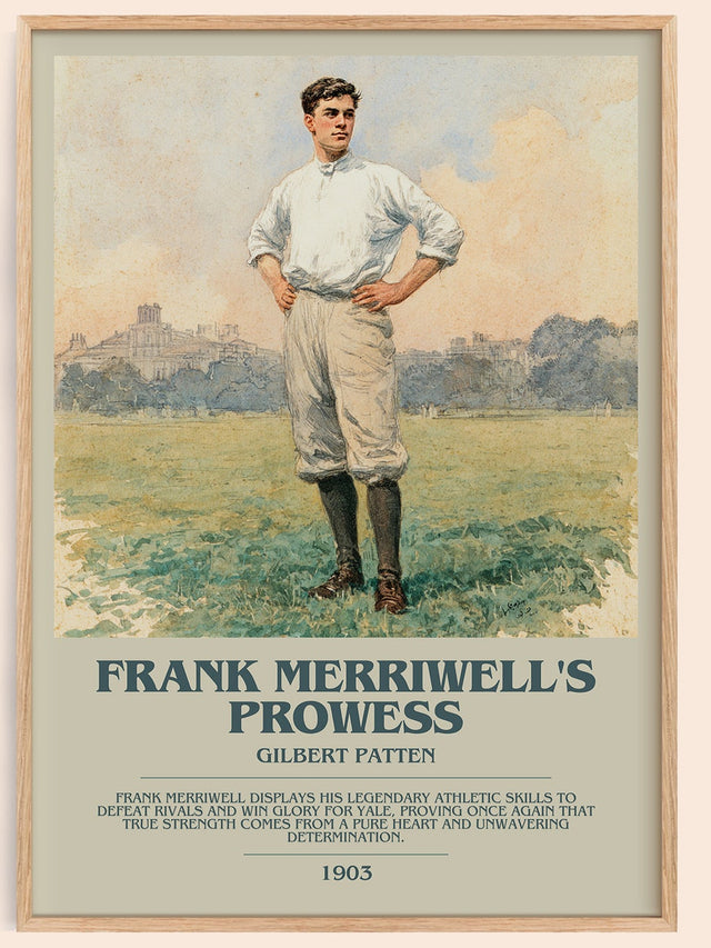 Frank Merriwell's Prowess Bookish Wall Art by Gilbert Patten