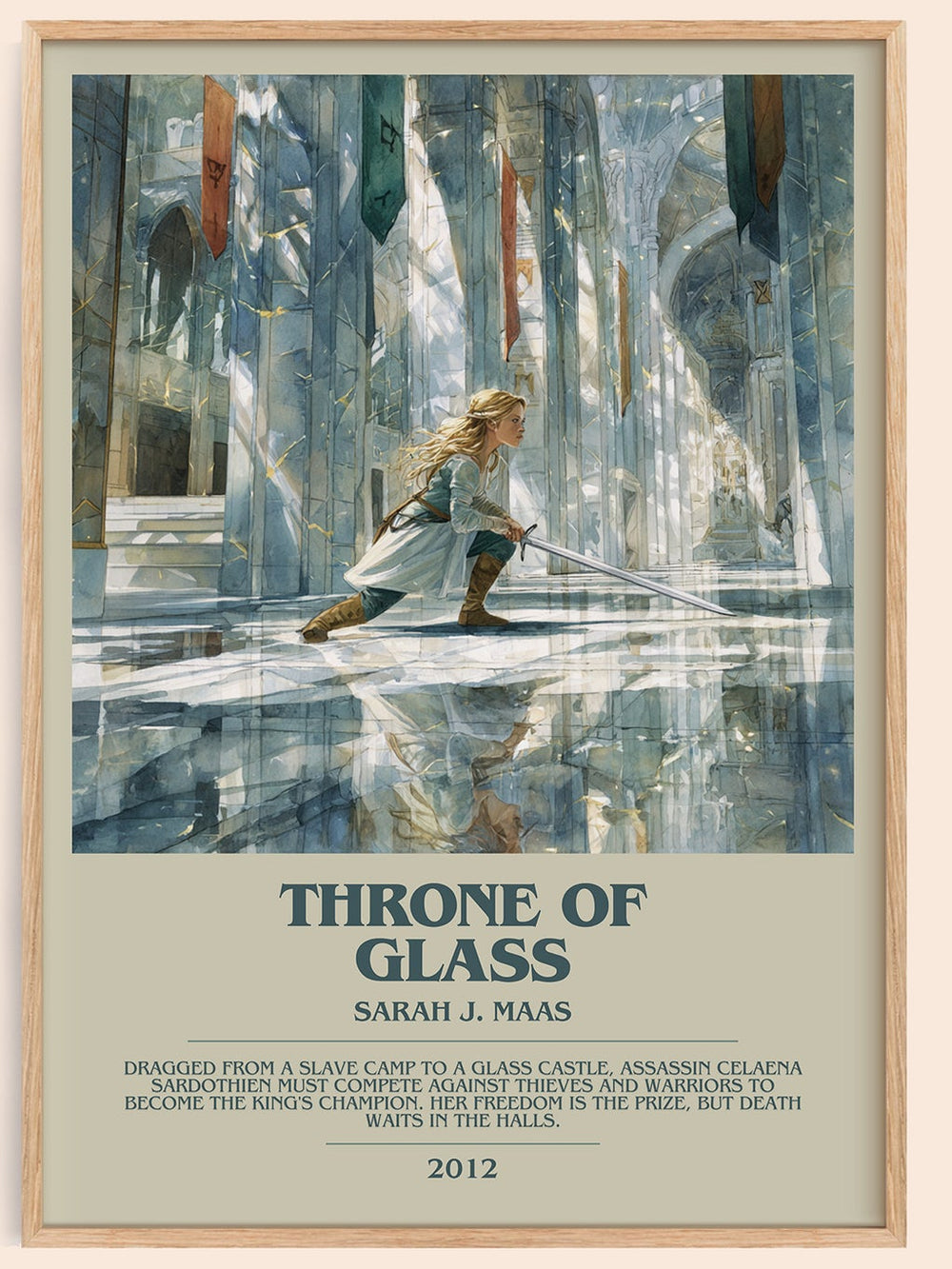 Throne of Glass Bookish Wall Art by Sarah J. Maas
