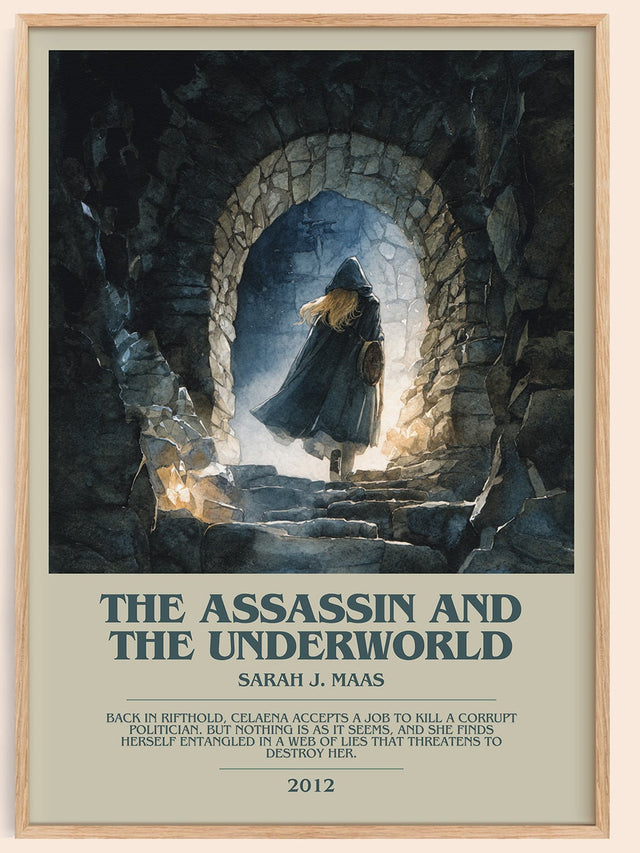 The Assassin And The Underworld Bookish Wall Art by Sarah J. Maas
