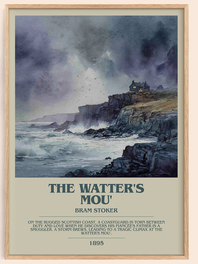 The Watter's Mou' Bookish Wall Art by Bram Stoker