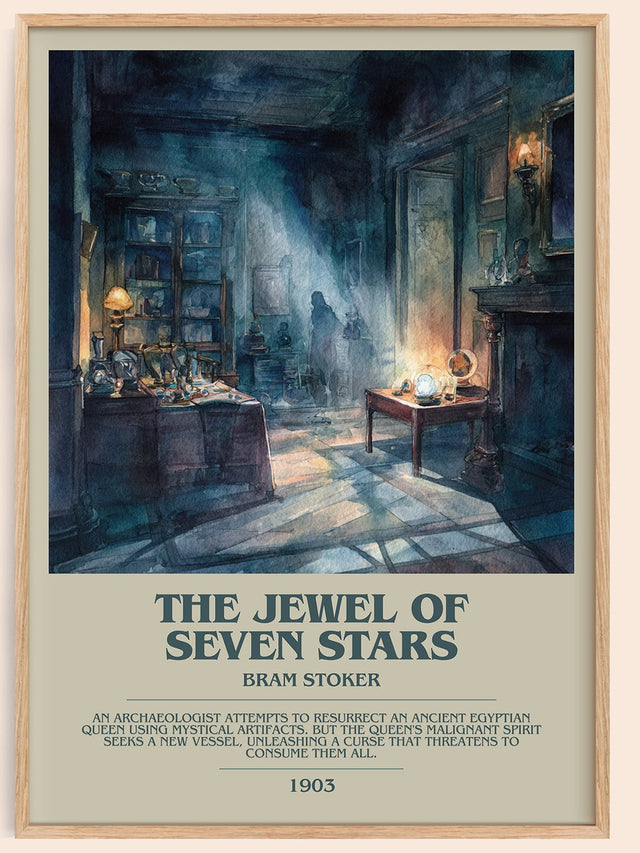 The Jewel Of Seven Stars Bookish Wall Art by Bram Stoker