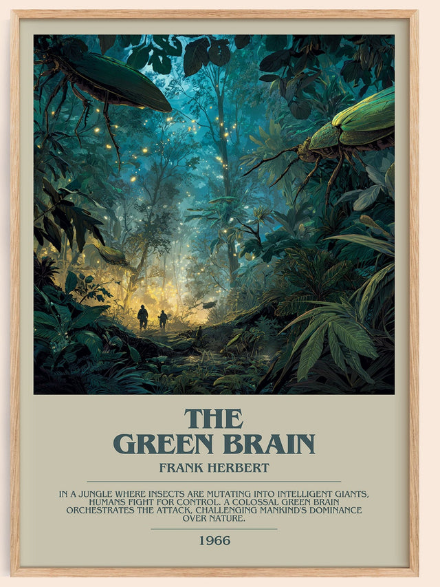 The Green Brain Bookish Wall Art by Frank Herbert