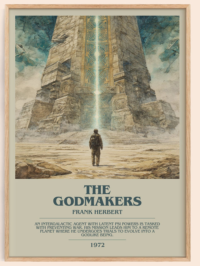 The Godmakers Bookish Wall Art by Frank Herbert
