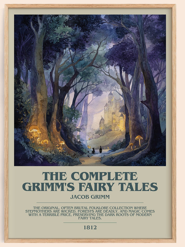 The Complete Grimm's Fairy Tales Bookish Wall Art by Jacob Grimm