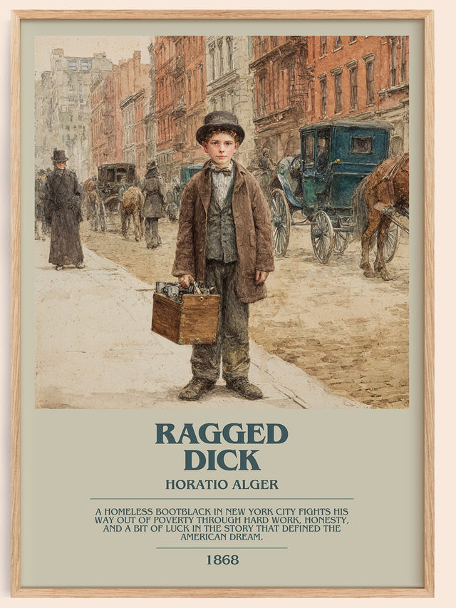 Ragged Dick Bookish Wall Art by Horatio Alger