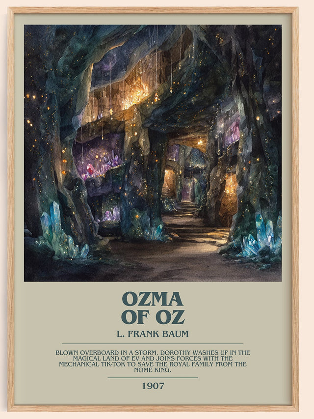 Osma Of Oz Bookish Wall Art by L. Frank Baum