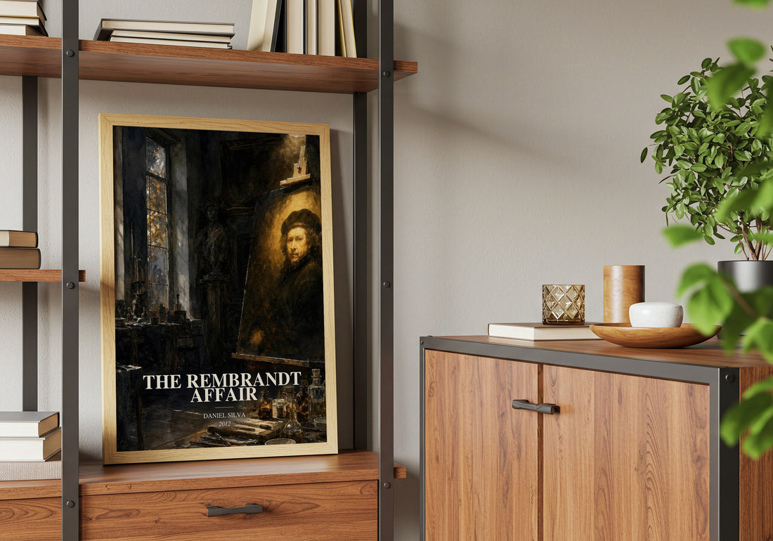 The Rembrandt Affair book watercolour illustration paper finish options – matte satin gloss