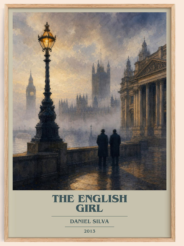 The English Girl Book Cover Poster by Daniel Silva