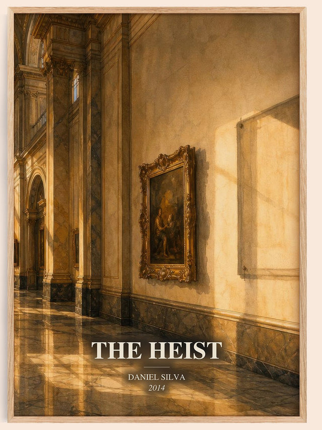 The Heist Book Watercolour Illustration by Daniel Silva