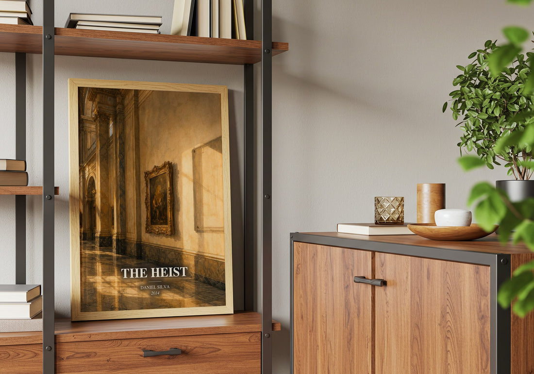 The Heist book watercolour illustration paper finish options – matte satin gloss