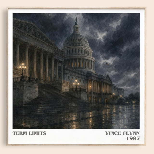 Term Limits Literary Art Print by Vince Flynn