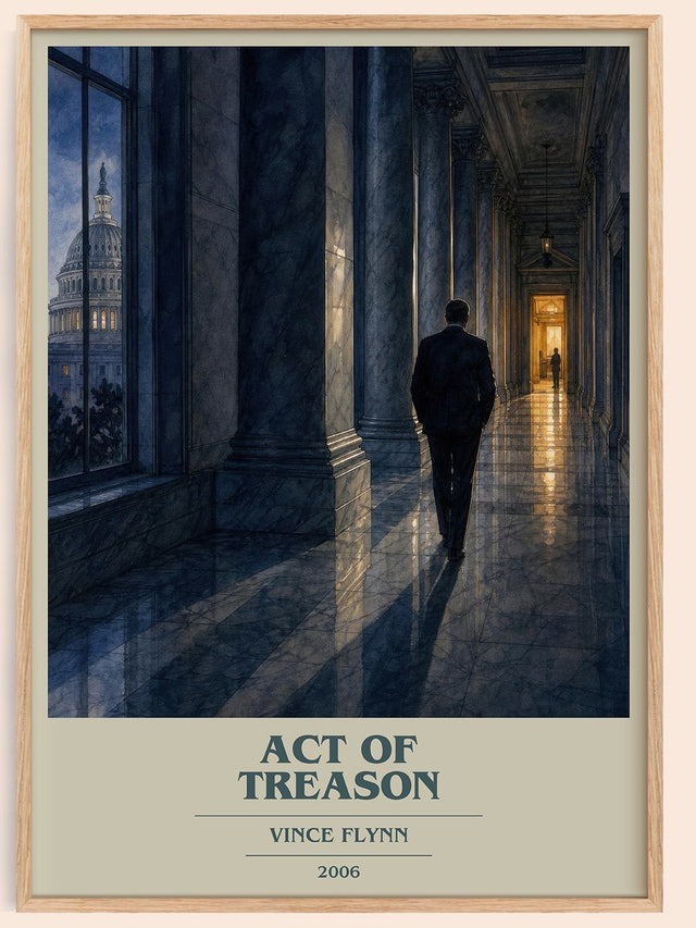 Act of Treason Book Cover Poster by Vince Flynn