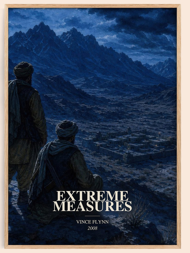 Extreme Measures Book Watercolour Illustration by Vince Flynn
