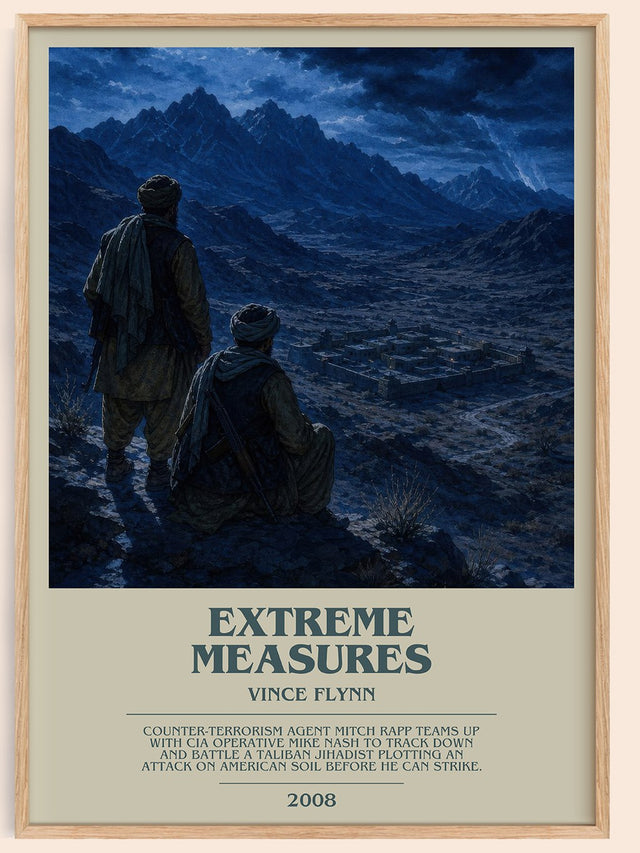 Extreme Measures Bookish Wall Art by Vince Flynn