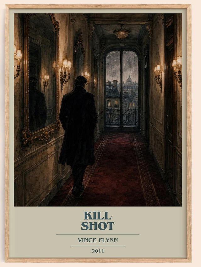 Kill Shot Book Cover Poster by Vince Flynn