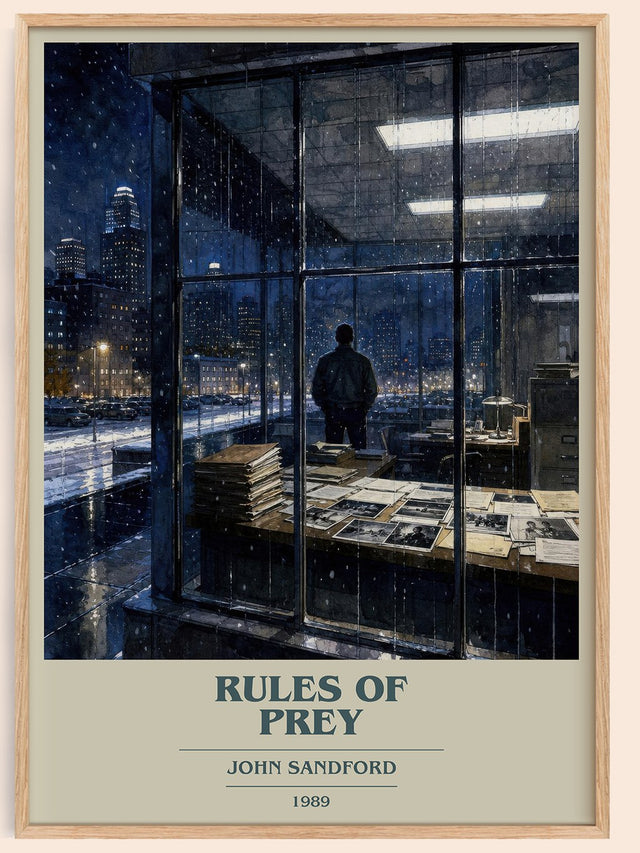 Rules of Prey Book Cover Poster by John Sandford