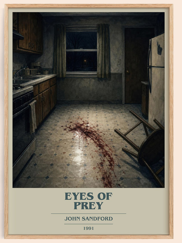 Eyes of Prey Book Cover Poster by John Sandford