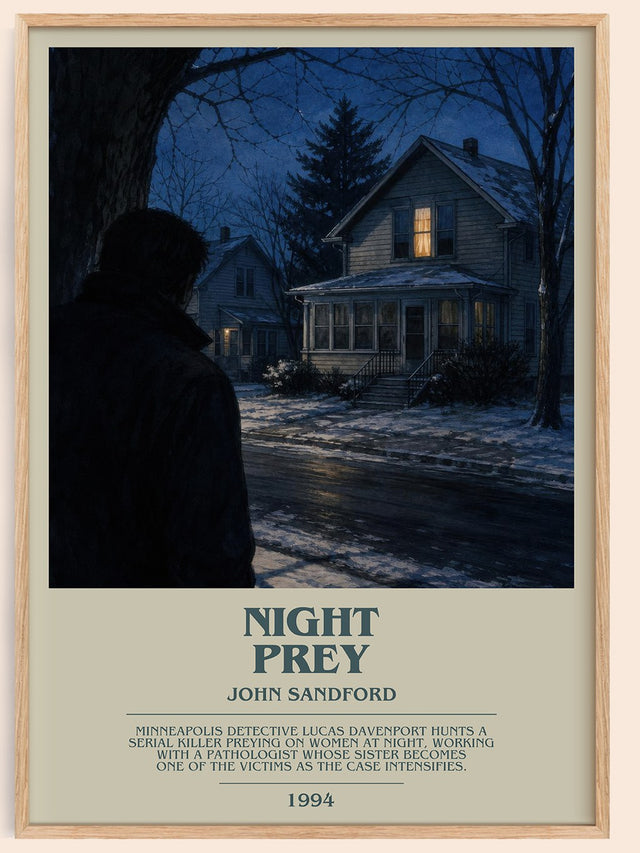 Night Prey Bookish Wall Art by John Sandford