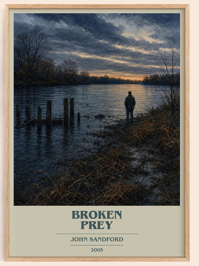 Broken Prey Book Cover Poster by John Sandford