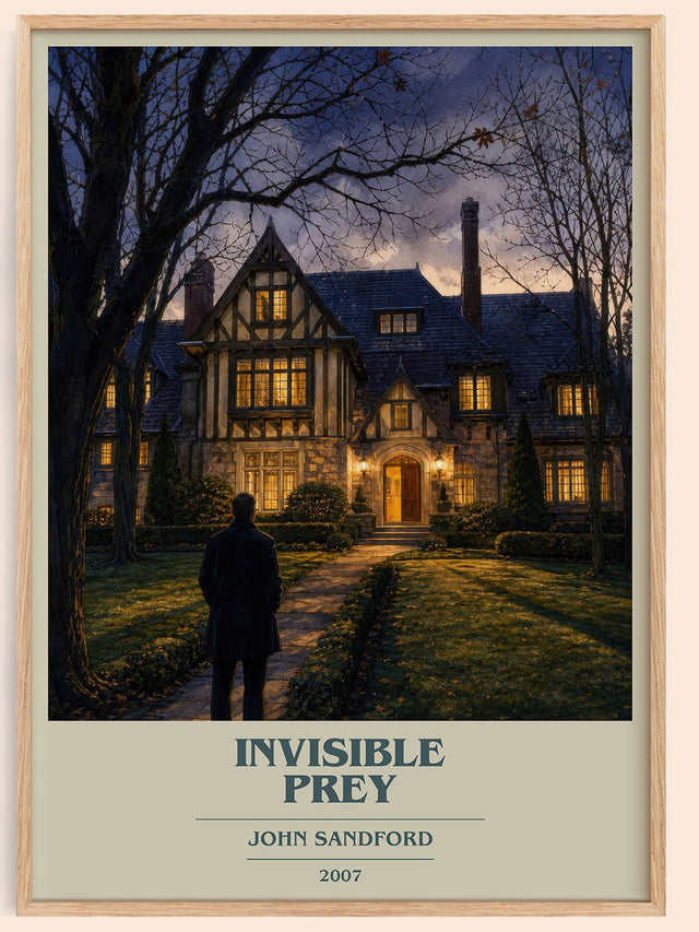 Invisible Prey Book Cover Poster by John Sandford