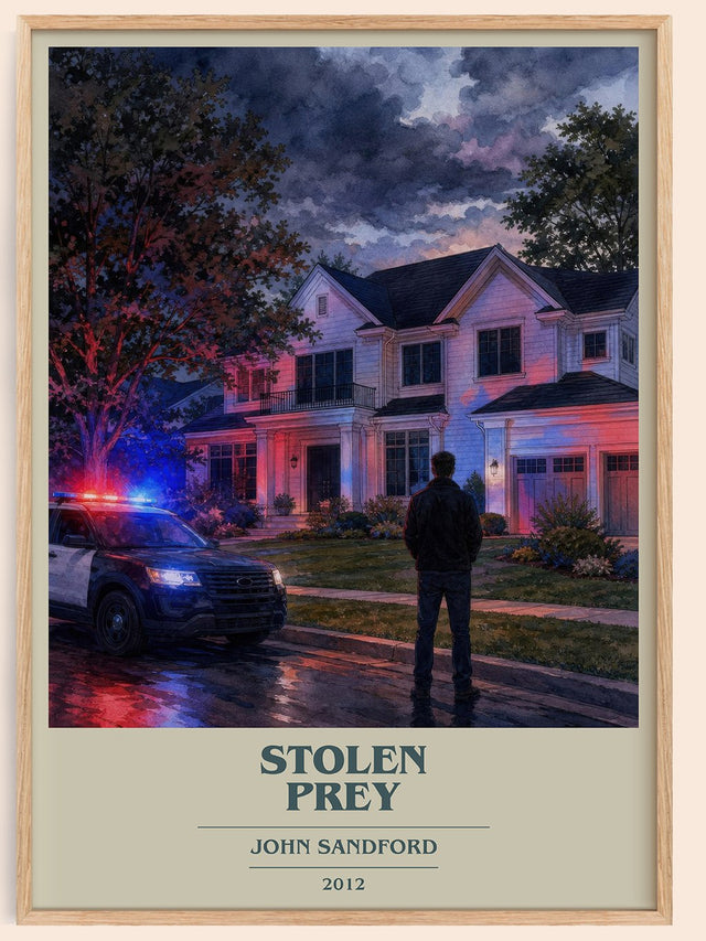 Stolen Prey Book Cover Poster by John Sandford